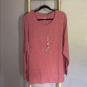 NorthCrest Marled Long Sleeve Tee